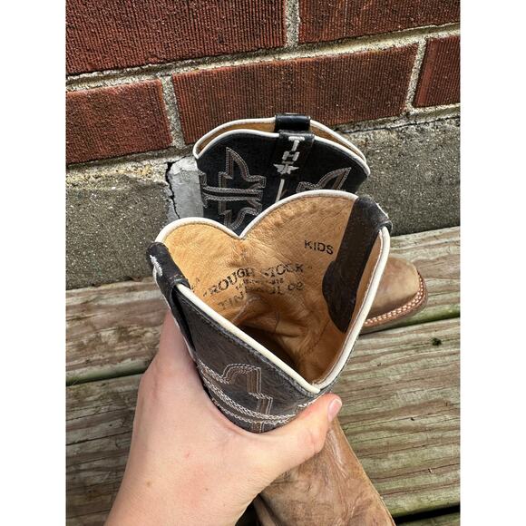 Tin Haul Kids Cowboy Boots Size 11 Leather Western Rodeo Sole - Picture 2 of 7